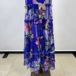 Johnny Was $490 NWOT  Biya Mazzini Sheer Mesh Tiered Dress Embroidered Beaded XS Photo 13