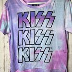 KISS Juniors Cropped Graphic Tie Dye Short Sleeve Tee (M7 Photo 2