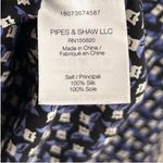 Veronica Beard Worth Pajama Blue Black White Floral Silk Top Blouse Size 0 Photo 14