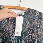 Veronica Beard  • Denver Crew Neck Dress mini floral silk drop waist flowy ruffle Photo 6