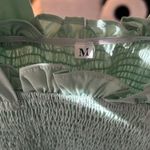 Amazon Flowy Mint Green  Dress With Shoulder Bow Ties Photo 3