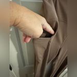 Gaiam New La Coupe OM High Rise Yoga Pant Pockets XL Taupe Photo 5