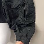 ZARA  Black Button Down Cropped Long Sleeve Jacket w/ Elastic Wristbands-Large Photo 6