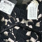 Club Monaco Bolsti Black Lace Overlace Midi Pockets Embroidered Dress 4 $269 NWT Photo 9