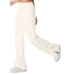Alo Yoga Alo Courtside Tearaway Snap Pant Track in Ivory White Size Large Photo 5
