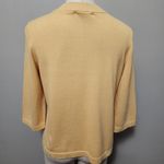 Christopher & Banks cute as a button pastel yellow flyaway cardigan size small Photo 4