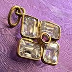 Amethyst 18K Gold & Topaz? Pendant Photo 6