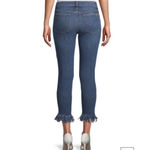 joe's jeans Mabel Skinny Crop Fun & Flirty Jeans w/ Fringe Hem - size 25 Photo 1