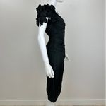 Vintage Notorious Dress Whimsigoth Witchy Glam Black Ruched Draped Corset XS Photo 10