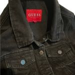 Guess  Women's Black Jean/Mesh Jacket Size M Photo 1