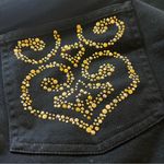 St. John Black Straight Leg Denim Jeans Size 12 Photo 5