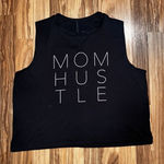 Lovers of hYoumanity Mom Hustle Tank Top‎ Crop Black L Large Women's Photo 0