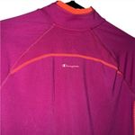 Champion  Women's Vibrant Purple and Orange Long Sleeve Athletic Shirt Size M Photo 2