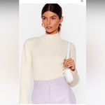 Nasty Gal NWT  back together open back sweater top Photo 3