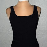 Aritzia  Babaton Sculpt Knit Squareneck waist-length Tank In Black Small Photo 0