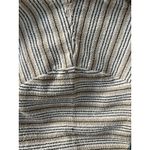 Vintage Y2K Cropped Striped Knit Tee Neutral Tan Black White Metro 202 New York Photo 4