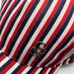 Karl Lagerfeld  Striped Red,blue And White Fabric Hat $48 Photo 3