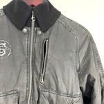Diesel Y2K 2010 Layered Look Gray Bomber Style Jacket Photo 7