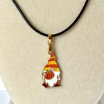 Fall Pumpkin Gnome Necklace Multiple Photo 0