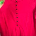 Free People  Beach | Hot Pink Long Sleeve Fit and Flare Size Small Photo 4