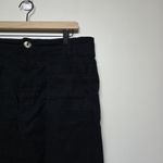 Anthropologie Maeve by The Colette Black Linen Blend Wide Leg Crop Pants Sz 33 Photo 1