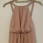 Show Me Your Mumu  SMYMM Dusty Blush Pink Tan Amanda Maxi Dress Bridesmaid Medium Photo 4