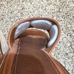 Freebird Leather Cognac Brown Platform Espadrille Wedge Heel Sandals Slip On Size 10 Photo 8