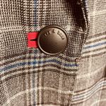 Rag and Bone  Dark Gray & Blue Check Lexington Blazer Photo 6