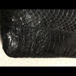 Black Woodward crock embossed Shoulder bag Photo 5