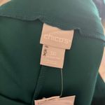Chico's  3R Ponte Legging Jasper Green Pull On Elastic Waist Ankle Pants Sz 16R Photo 4