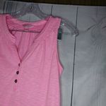 Lilly Pulitzer Lilly Pultizer Essie Pink Tank Top With Gold Buttons Size XS Photo 1