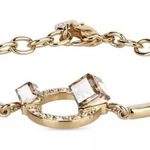 Swavorski Swarovski 992677‎ Women’s Geometric Gold Armband Bangle EUC Photo 0