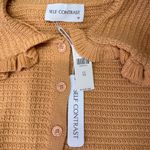 Anthropologie  self contrast Our Ainsley Ruffle-Collar Cardigan size xs NWT Photo 3