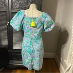 Lilly Pulitzer NEW! Lilly Pulitzer Lettie Short Sleeve Stretch Purple Iris on the Chase Size 6 Photo 2