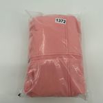 Pink Cropped Quarter Zip Hoodie Fleece Lined Thumbholes Athletic Size XS Photo 4