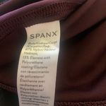 Spanx Faux Leather Leggings in wine, size Small Photo 9