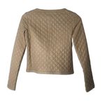 Hinge  Quilted Leather Zip Up Jacket Nude/Pink Photo 1