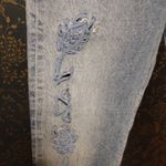 Levi's NEW  High Rise, Button Fly, Cropped, 501 Embroidered Denim Jeans Photo 1