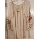 Southern Stitch  Peasant Blouse Floral Embroidered Tunic Women XL Cottage Boho Photo 1