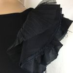 Vivienne Tam  Ruffle Shoulder Short Sleeve Tee Shirt Top S Photo 4