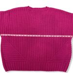 Hot Pink Cable Knit Pullover Sweater by ONE A Pink Size XL Photo 6