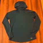 Under Armour  Hoodie women’s Med Teal Blue Activewear Fitted Heatgear Athleisure Photo 0