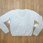 Brandy Melville Classic Cream V Neck Sweater Top One Size Photo 5