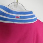 Vineyard Vines Nautical Stripe Shep Shirt Blue & White Pullover Medium Preppy Photo 2