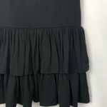 Torn By Ronny Kobo  Black Tiered Scoop Neck Mini Dress M Photo 3