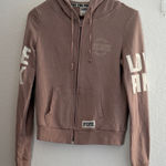 Victoria's Secret Victoria’s Secret Pink Dusty Rose Zip Hoodie Love Pink Logo Women’s Size Small Photo 0