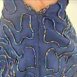 STENAY silk heavily beaded dress sequins cocktail cruise wedding size 2 vintage Silver Photo 10