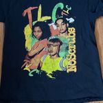 TLC Hip Hop Y2K tee shirt black throwback. Rock band. Photo 3