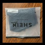 SheIn Satin Navy Tie Backless Bandana Tube Cami Tank Top size Medium with bag Photo 7