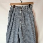 Universal Threads Universal Thread Blue and White Striped Straight Leg Jeans Photo 4